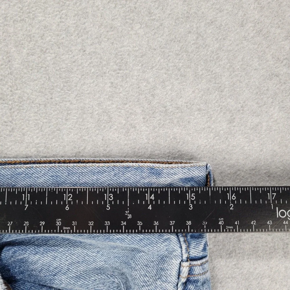 Madewell Womens The Dad Jeans Relaxed Straight Size 28 (Fits 30x27) Blue Classic